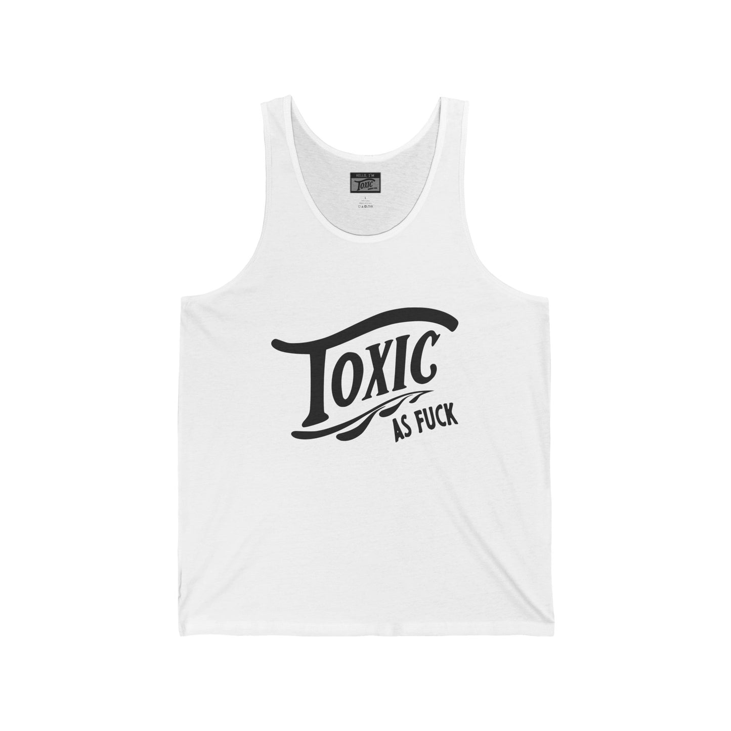 Toxic AF Tank Top Black design