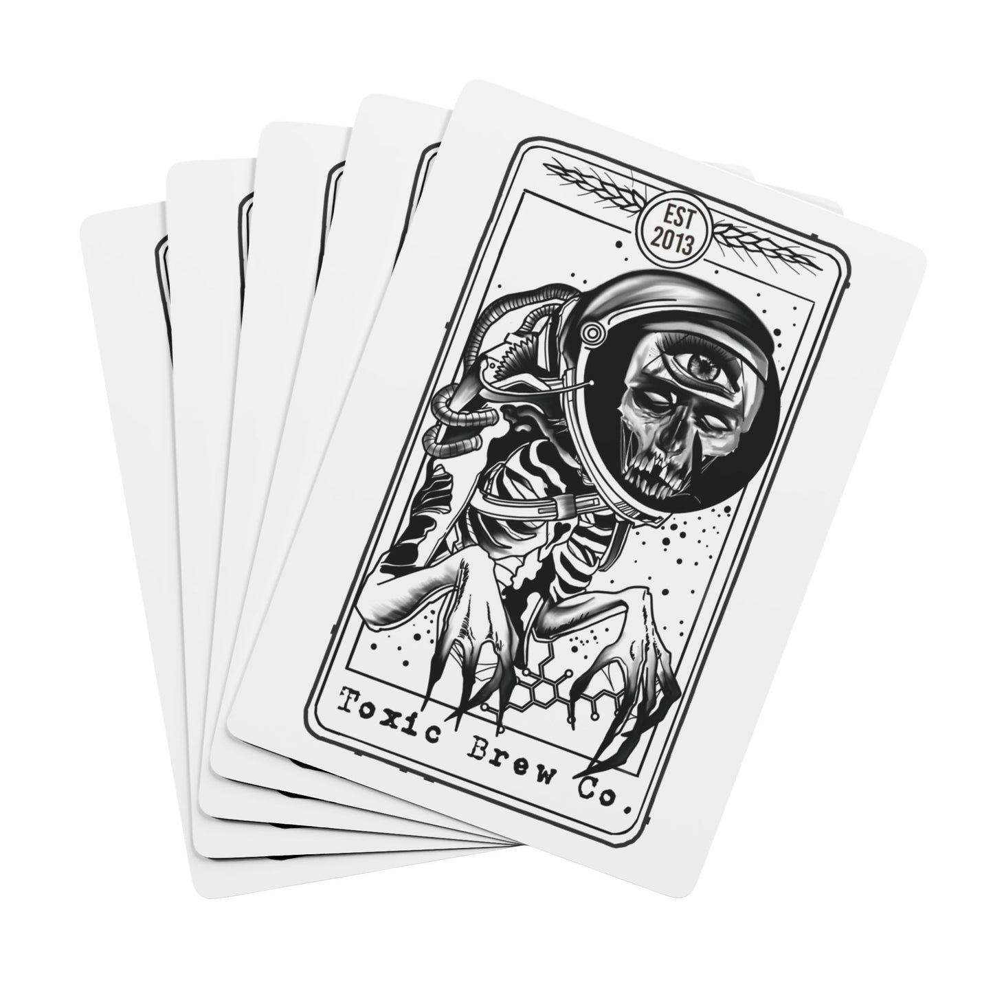 Playing Cards Toxic Can Labels