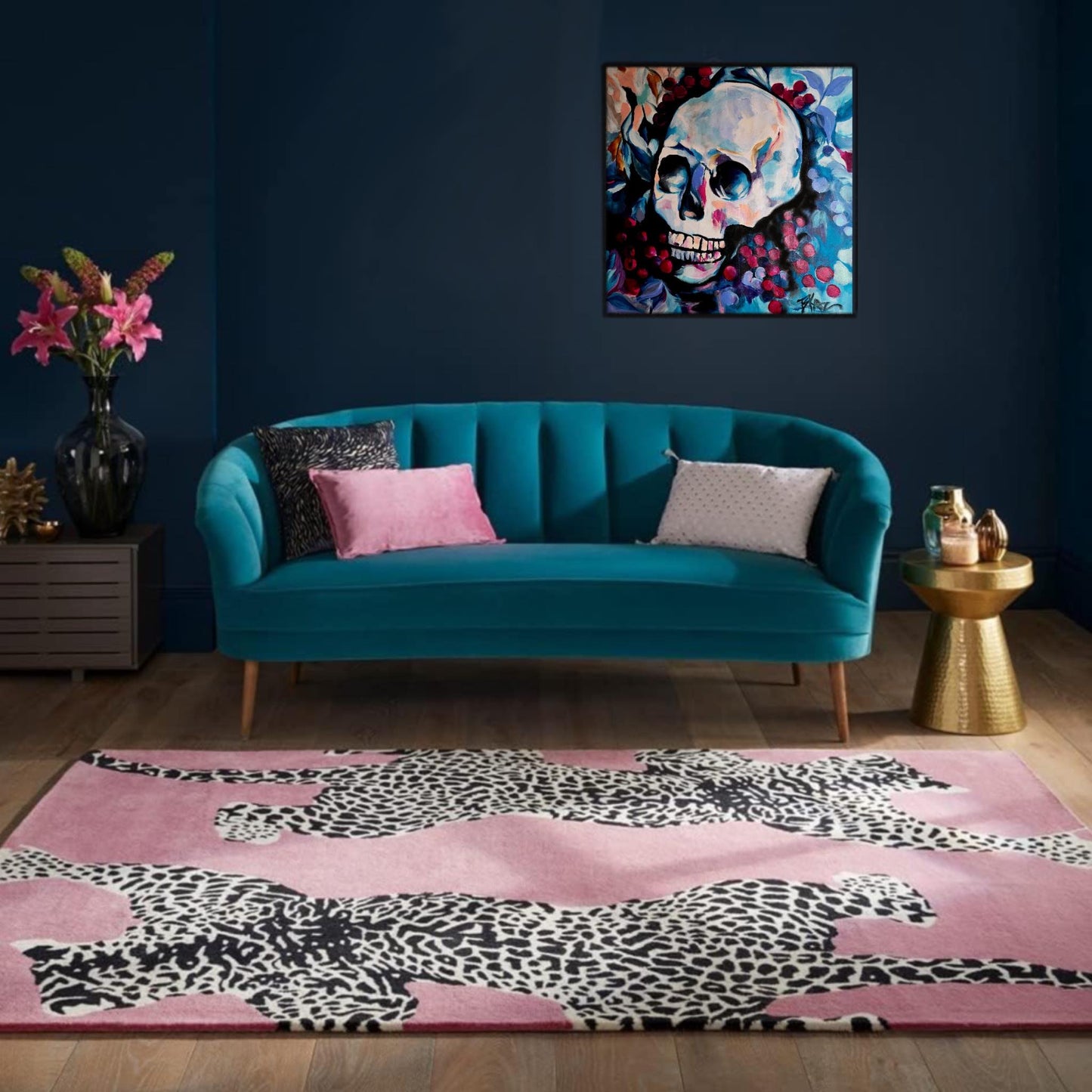 'Don't Trust The Berries' Toxic Art PRINT on canvas 20x20