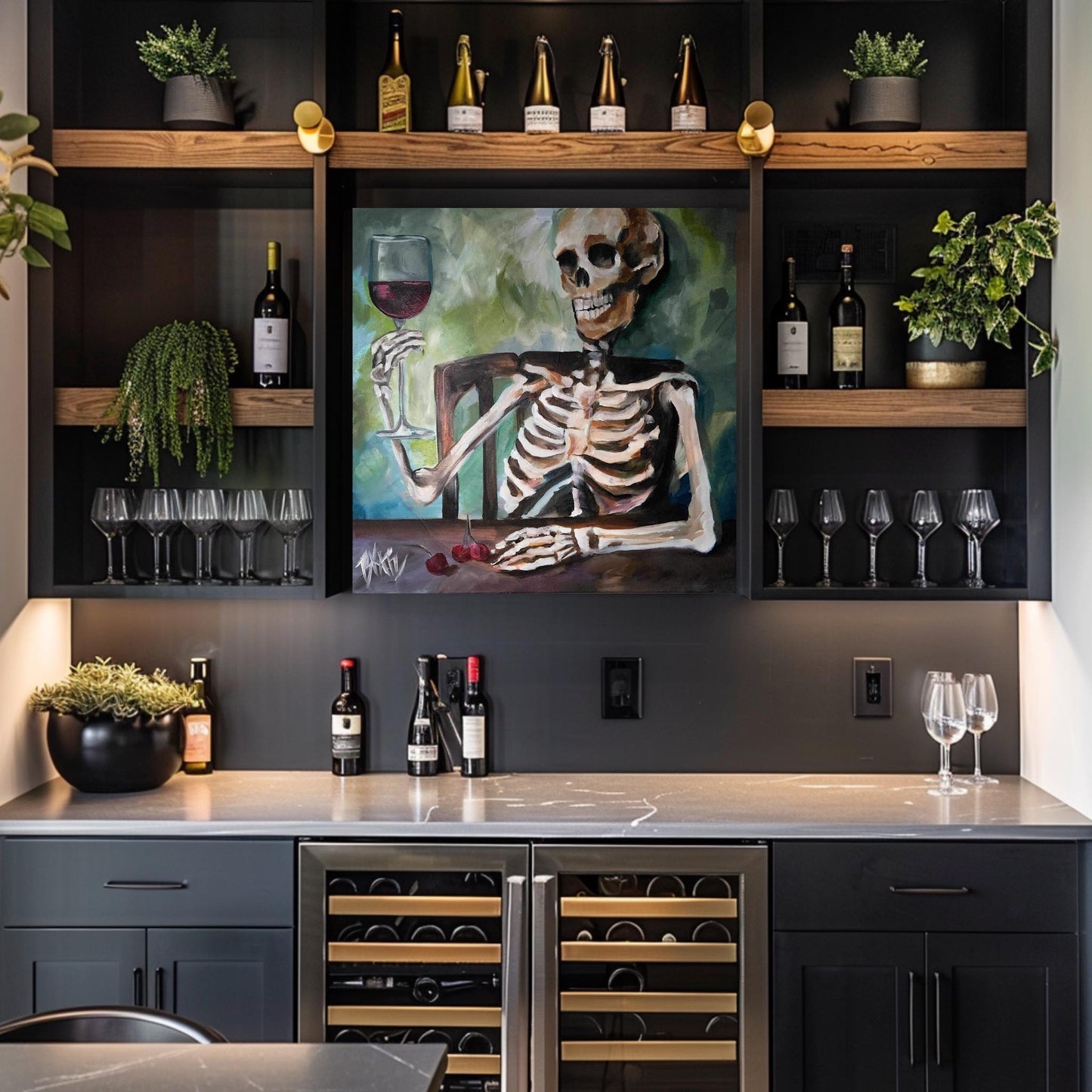 'JESS' Print on Canvas 24x24