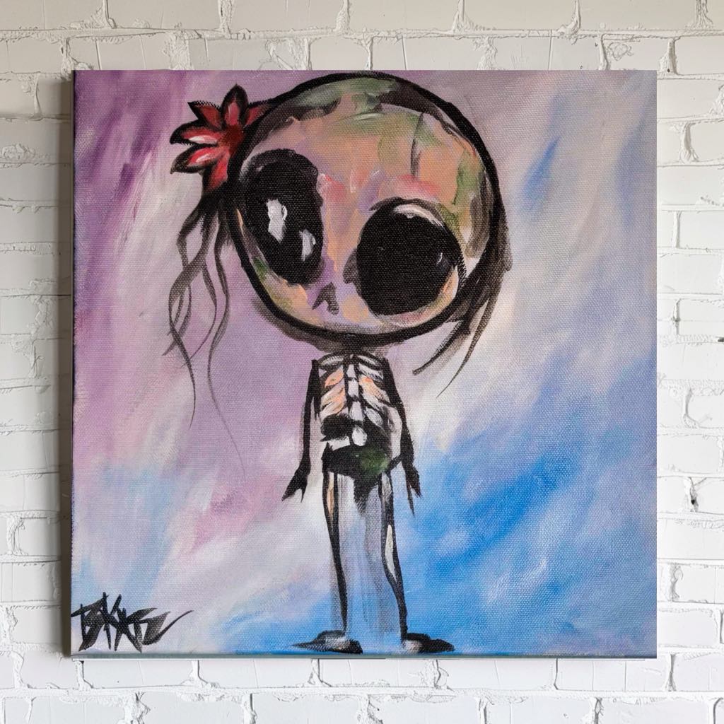 'Polina Skell' Print on Canvas 12x12