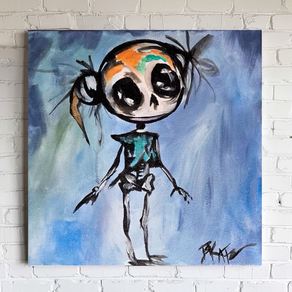 'Amelia Skell' Print on Canvas 12x12