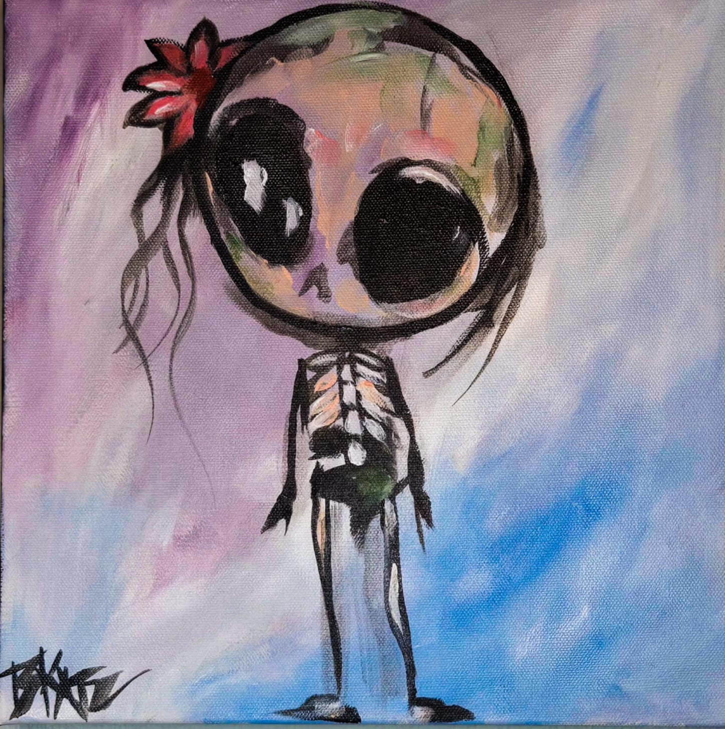 'Polina Skell' Print on Canvas 12x12