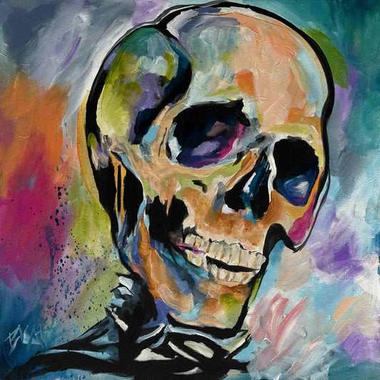 'Maxiums Headroom' Toxic Art PRINT on canvas 20x20