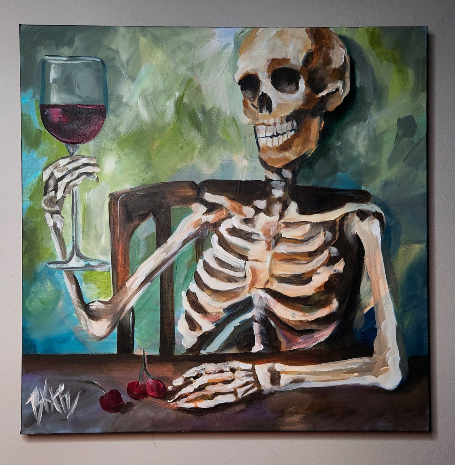 'JESS' Print on Canvas 24x24