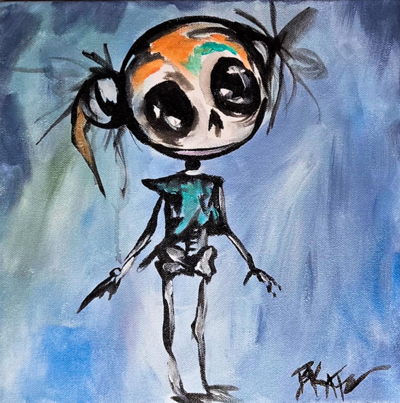 'Amelia Skell' Print on Canvas 12x12