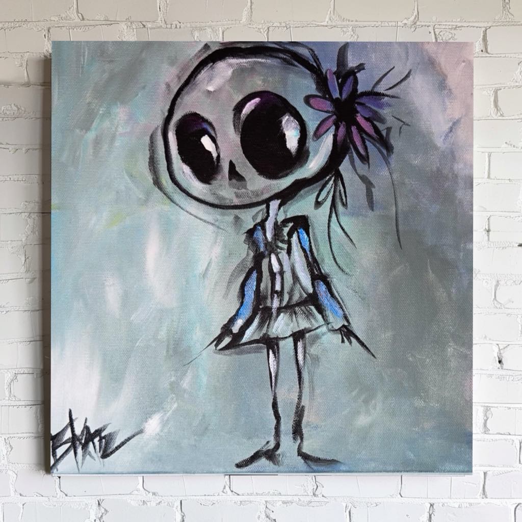 'Eleanor Skell' print on canvas 12x12