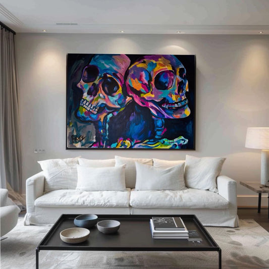 'The Twins' Print on Canvas 40x30