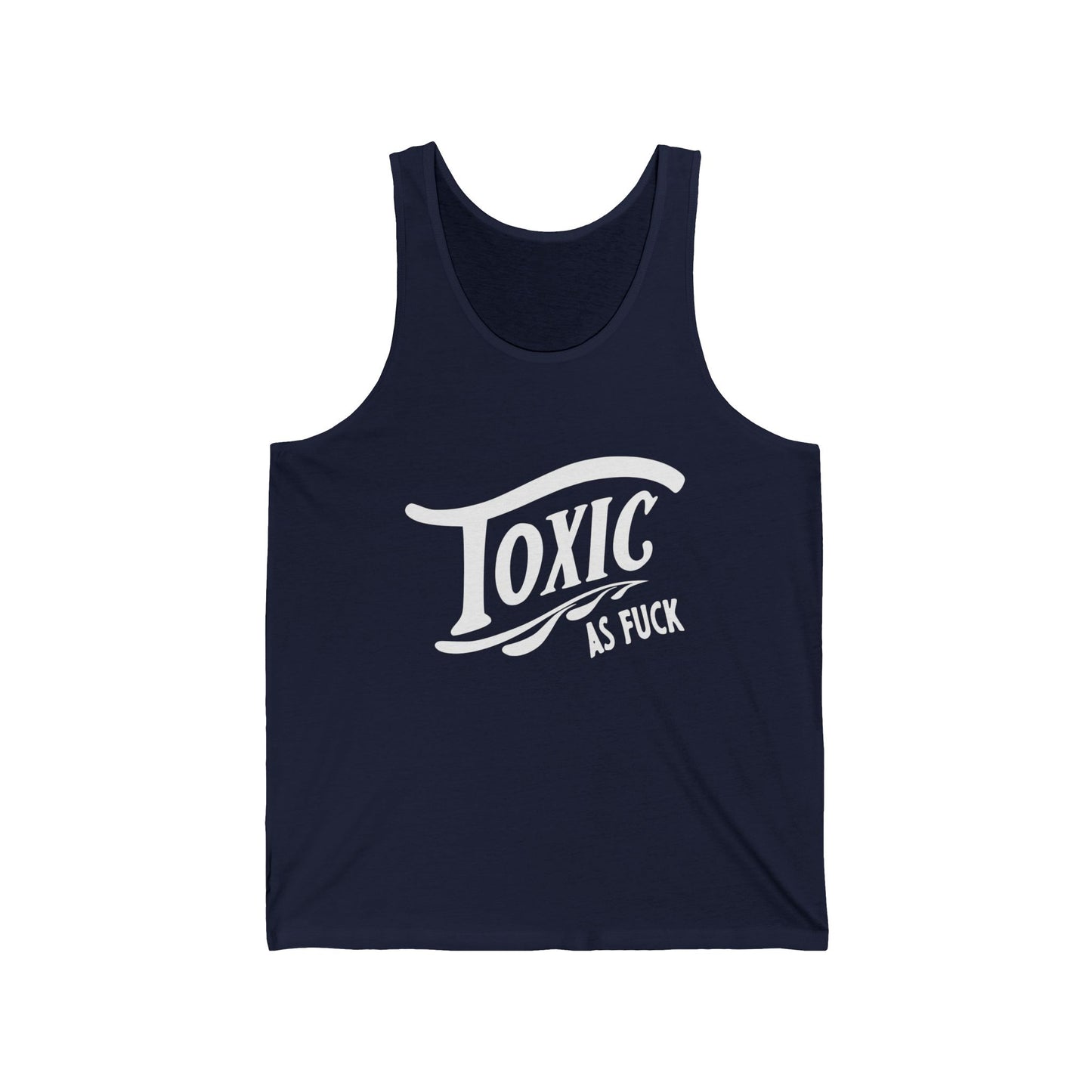 Toxic AF Tank Top White design
