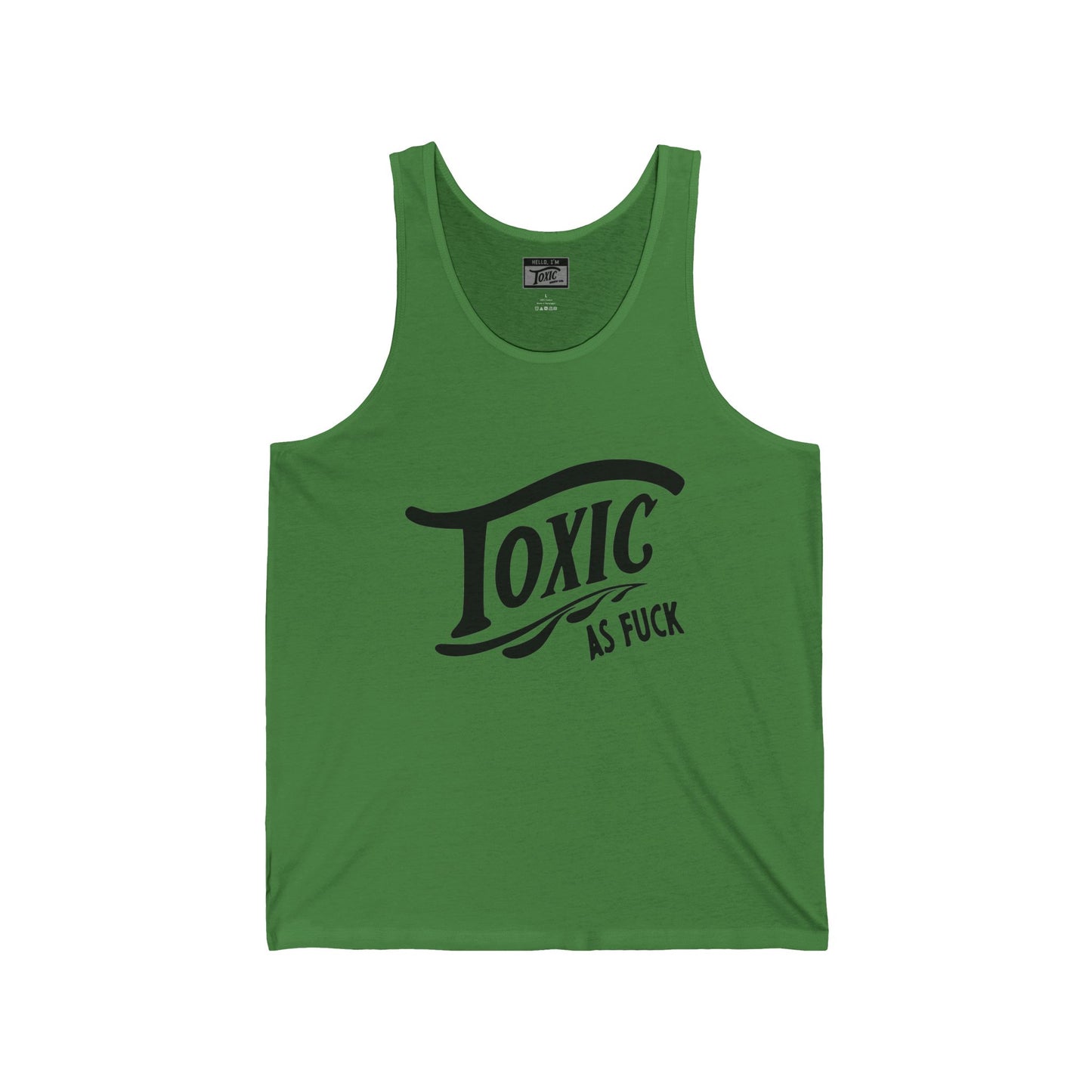 Toxic AF Tank Top Black design