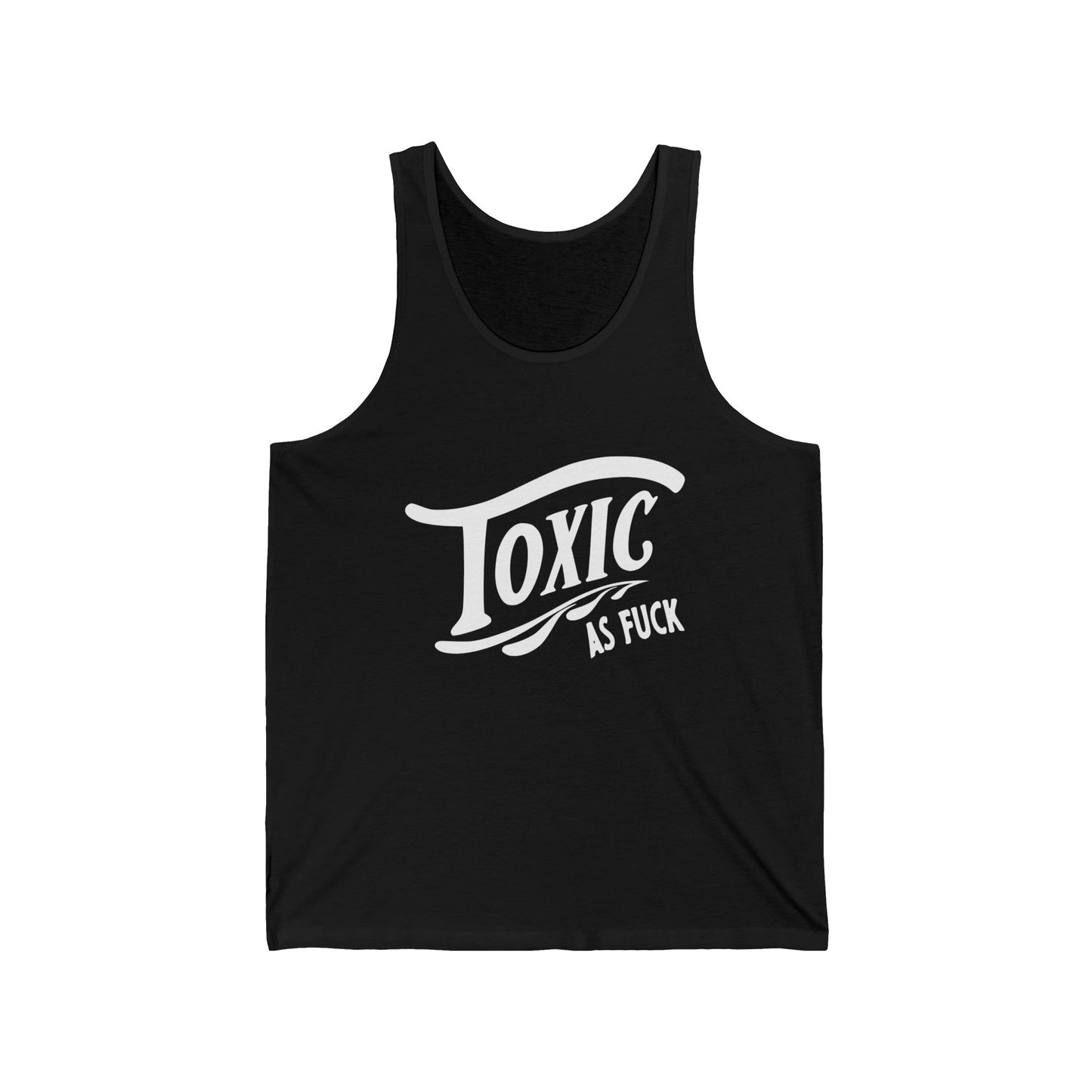 Toxic AF Tank Top White design