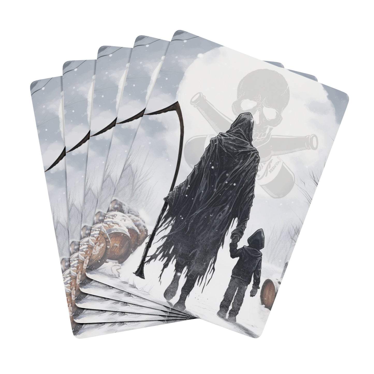 Playing Cards Toxic Can Labels