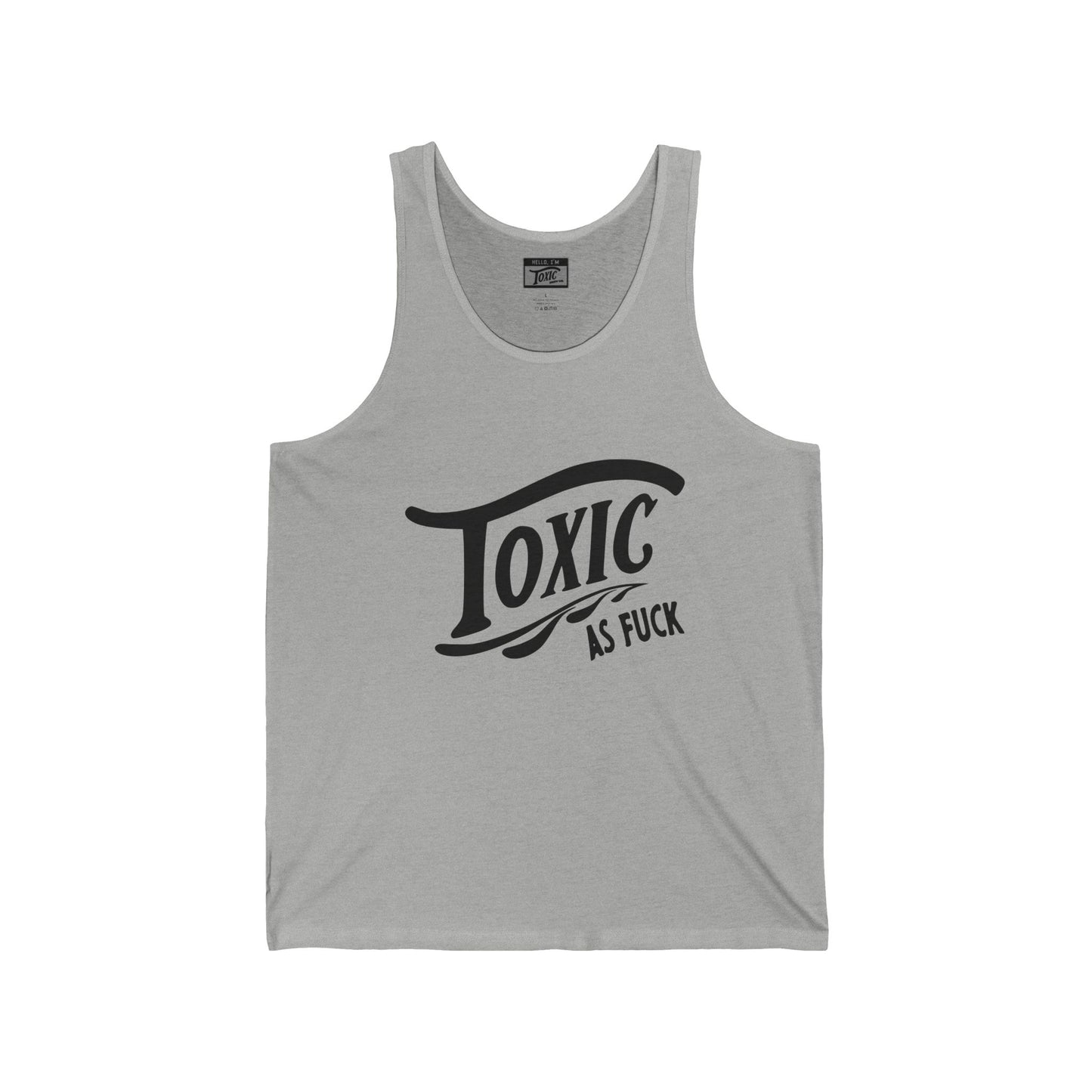 Toxic AF Tank Top Black design