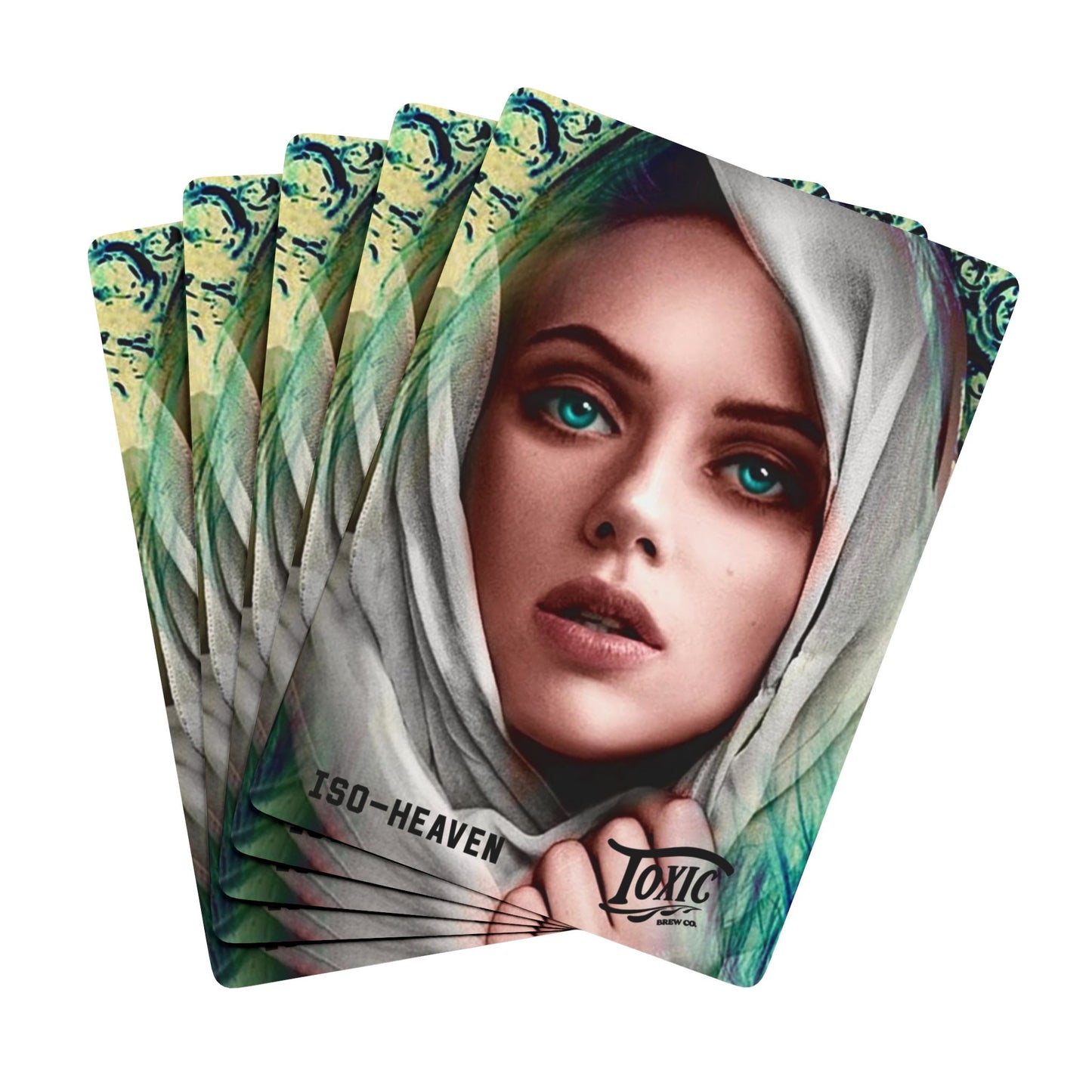 Playing Cards Toxic Can Labels