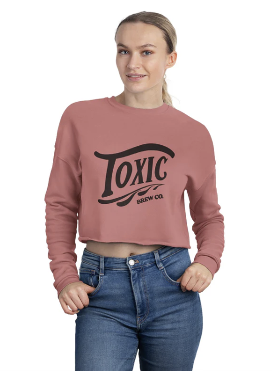 Vintage Crop Top Sweatshirt