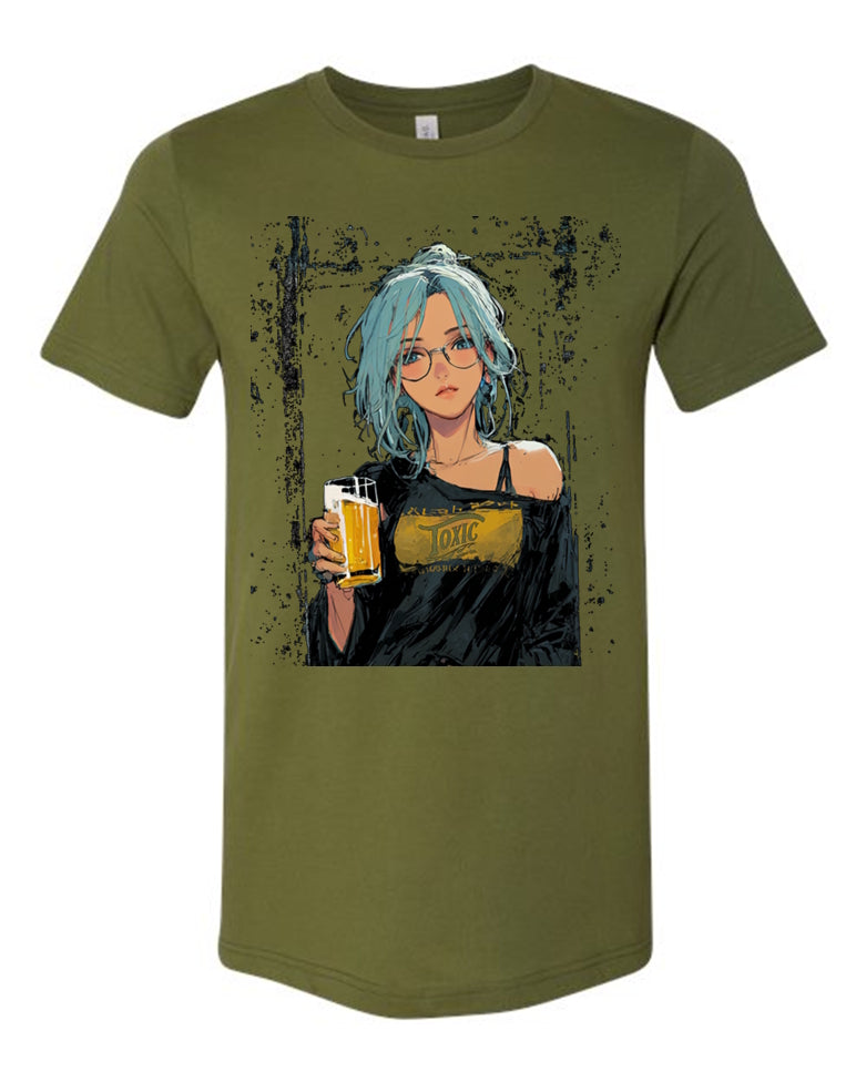 Toxic Girl Blue Hair