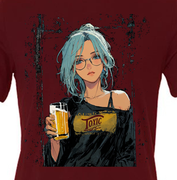Toxic Girl Blue T-shirt (Monthly Instore Pickup)