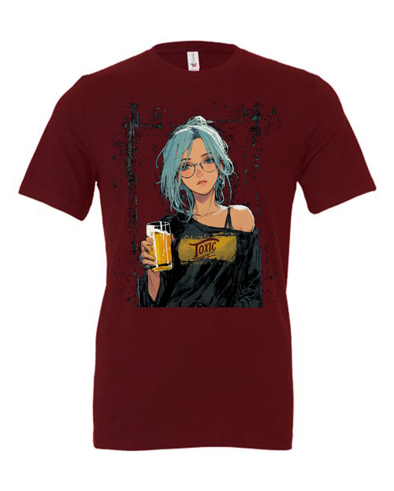 Toxic Girl Blue T-shirt (Monthly Instore Pickup)