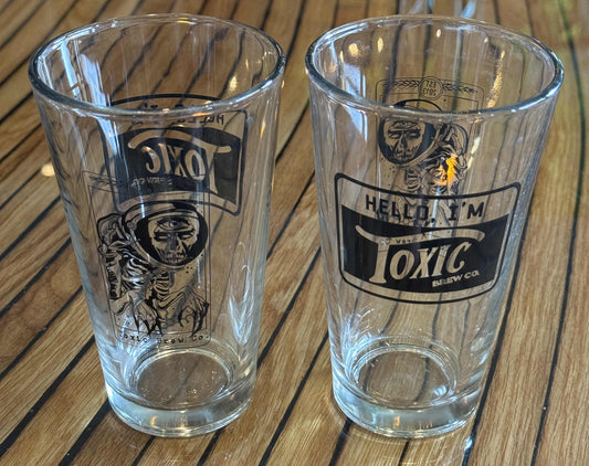 Toxic Pint Glass