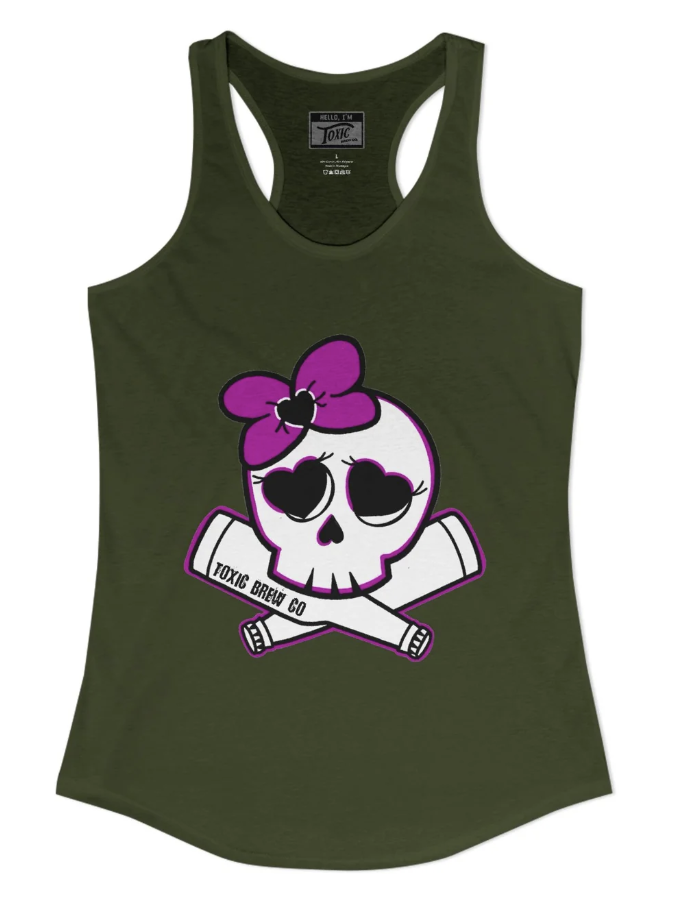 Girl Skelly Racerback Tank