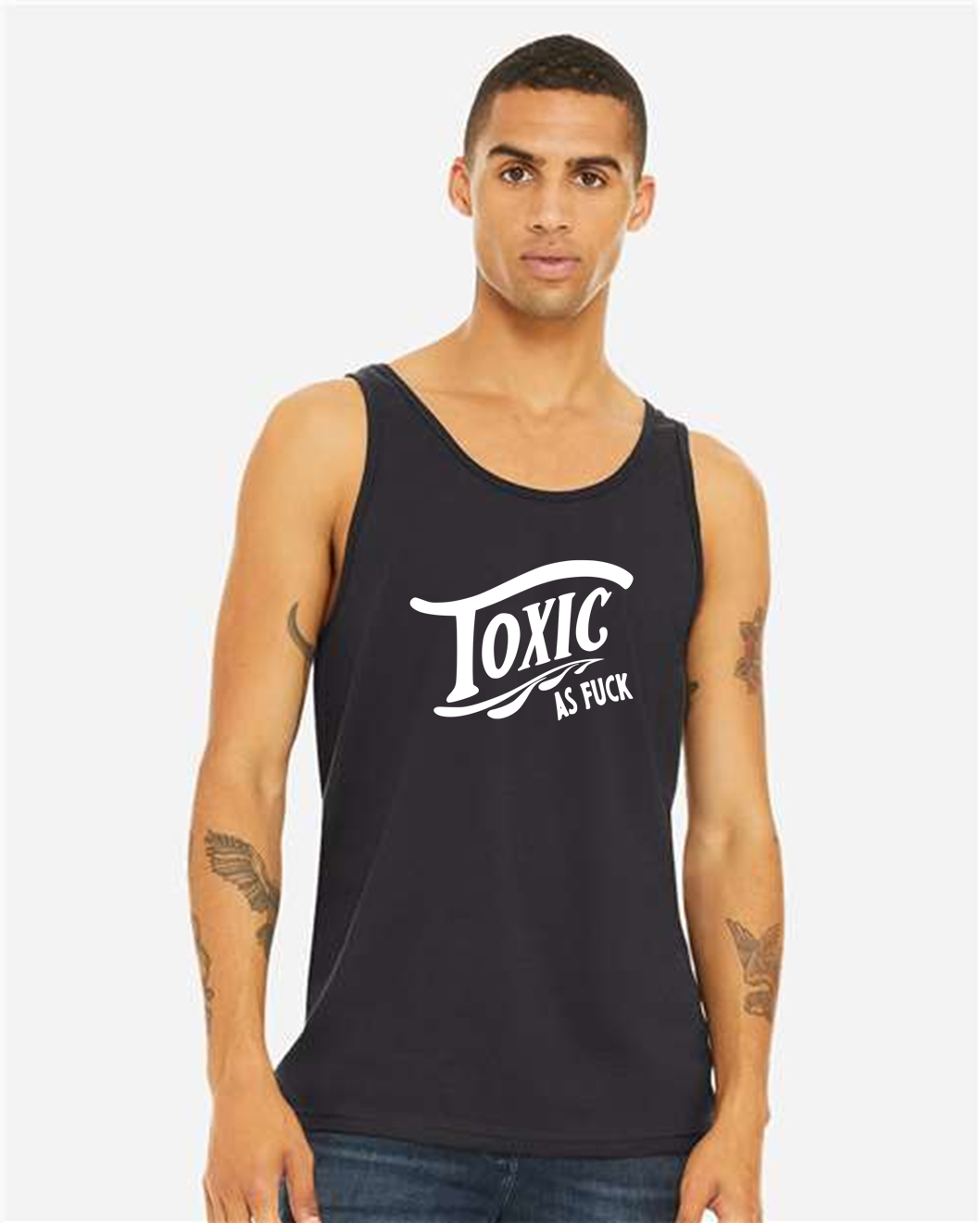 Toxic AF Tank Top White design