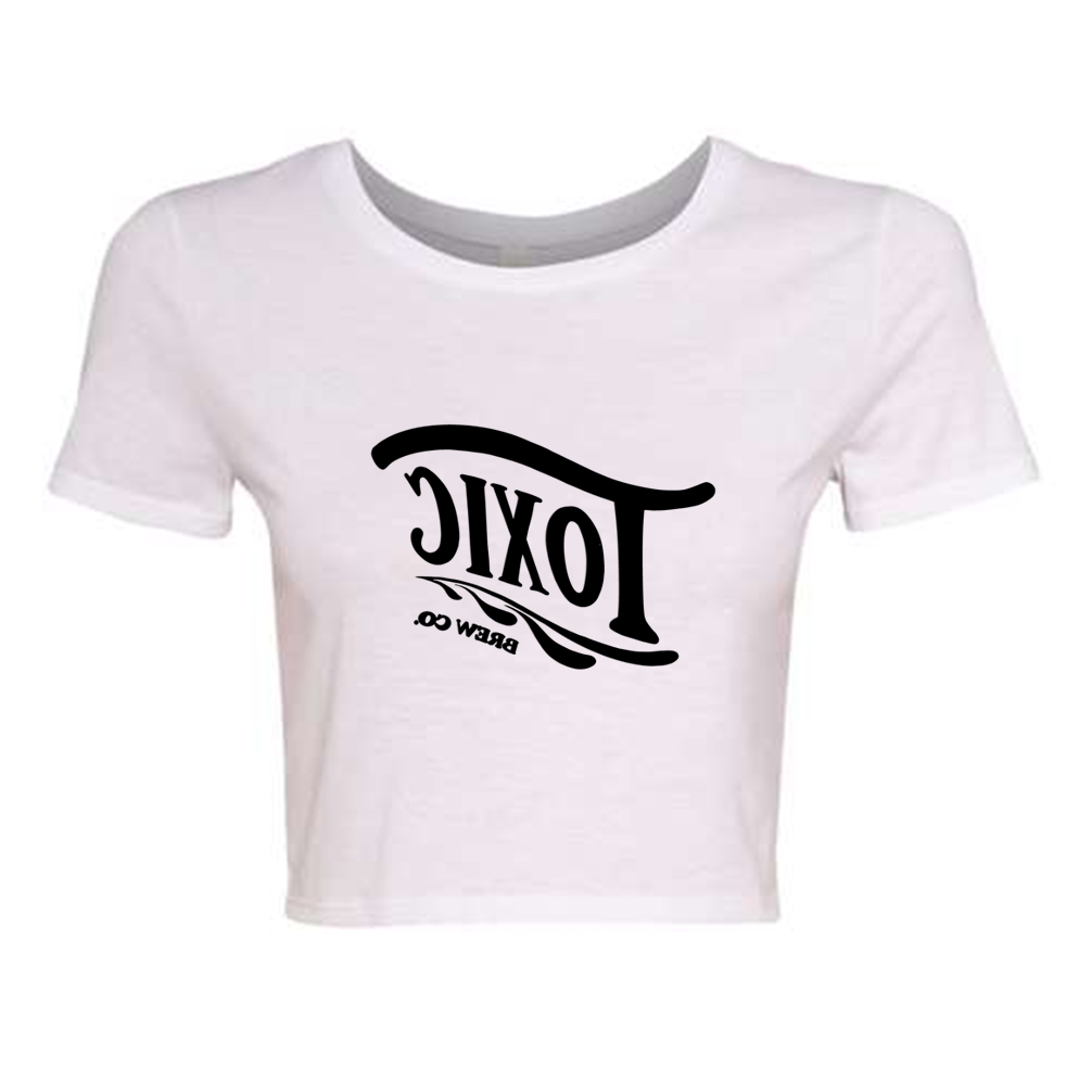 Mirrored Vintage Toxic Crop Top T