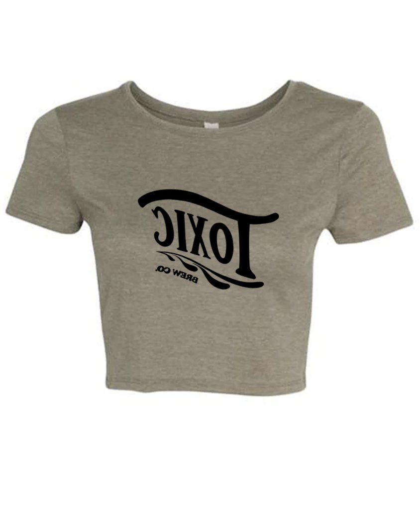 Mirrored Vintage Toxic Crop Top T