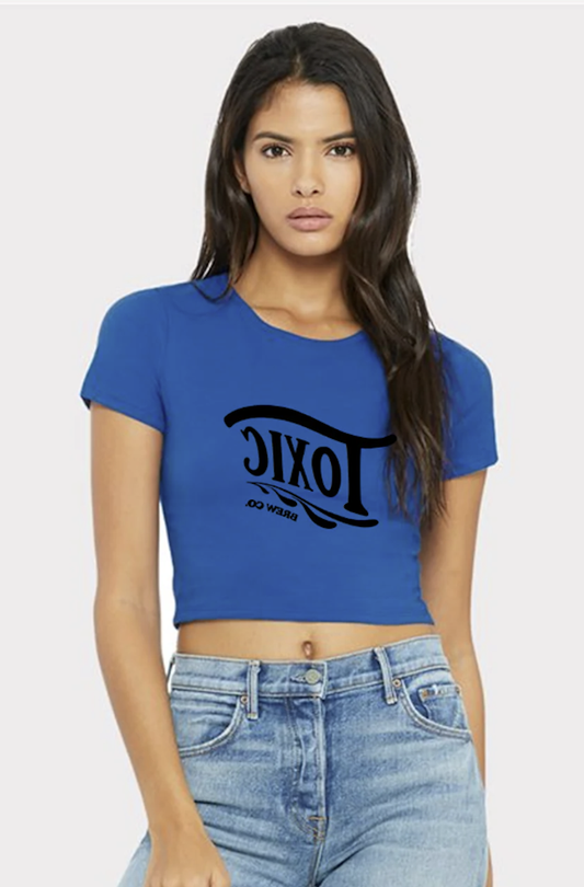 Mirrored Vintage Toxic Crop Top T